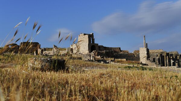 Руины древнеримского города Дугга