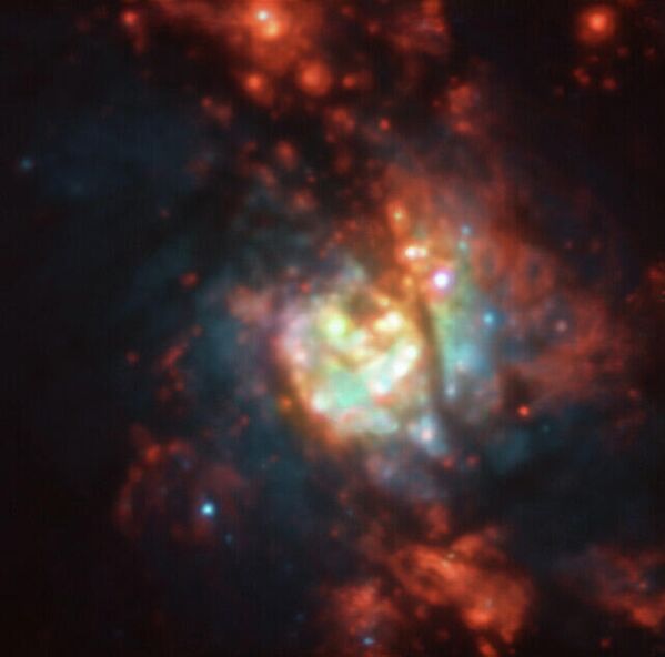 Тысячи новых звезд в галактике NGC 5236, полученные телескопом ESO в обсерватории в Чили 
