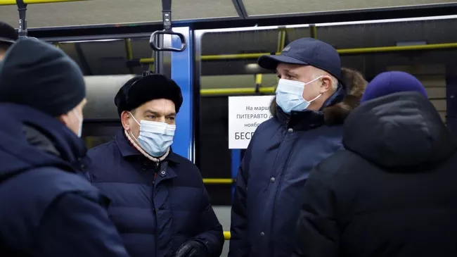 Сергей Цивилев во время посещения города Новокузнецк