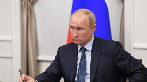 Президент РФ Владимир Путин проводит совещание в Нижегородской области
