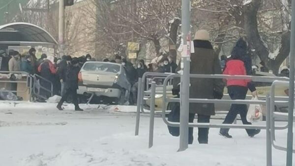 ДТП в Челябинске на пересечении улиц Марченко и Первой Пятилетки