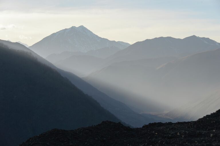 Горы в Итум-Калинском районе Чечни