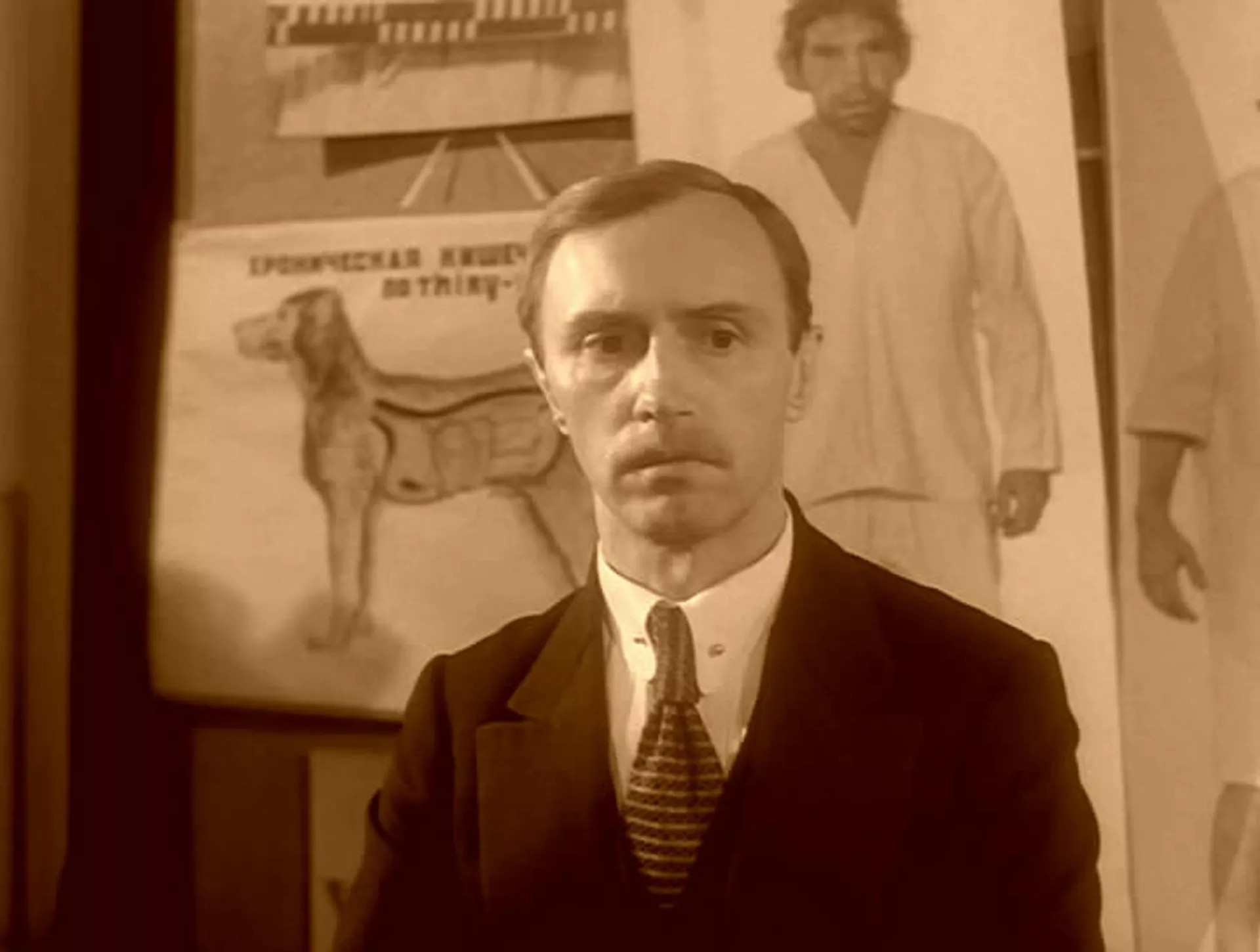 Актер Борис Плотников в фильме Собачье Сердце - РИА Новости, 1920, 02.12.2020