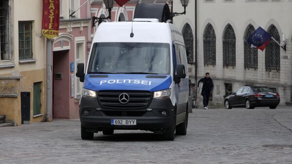 Полицейский автомобиль в Эстонии