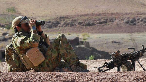 Австралийский военный  в Афганистане 