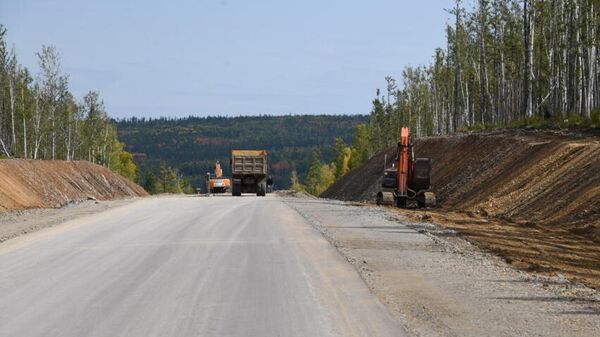 Ремонт дороги на Арахлейские озера в Забайкальском крае 