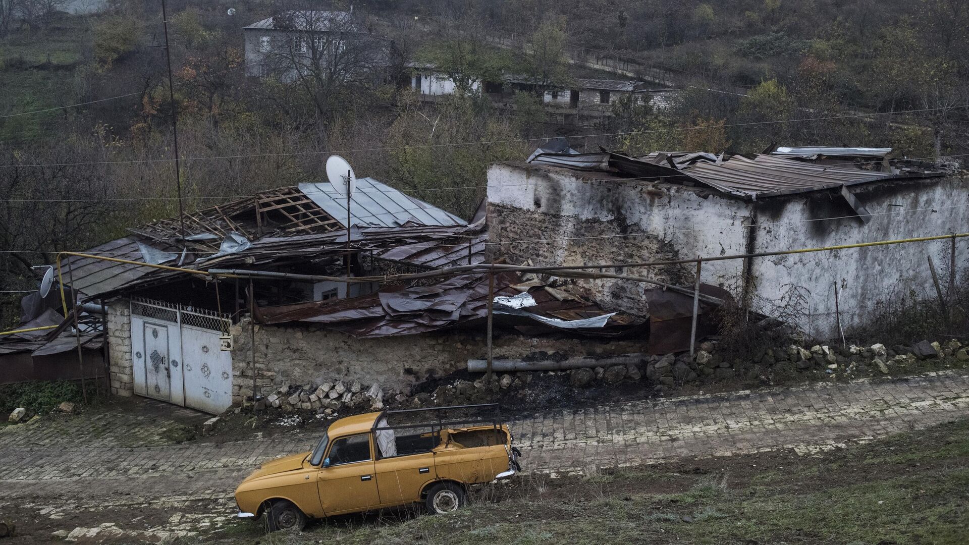 Вид на дома в селе Мачкалашен Мартунинского района в Нагорном Карабахе - РИА Новости, 1920, 23.12.2020