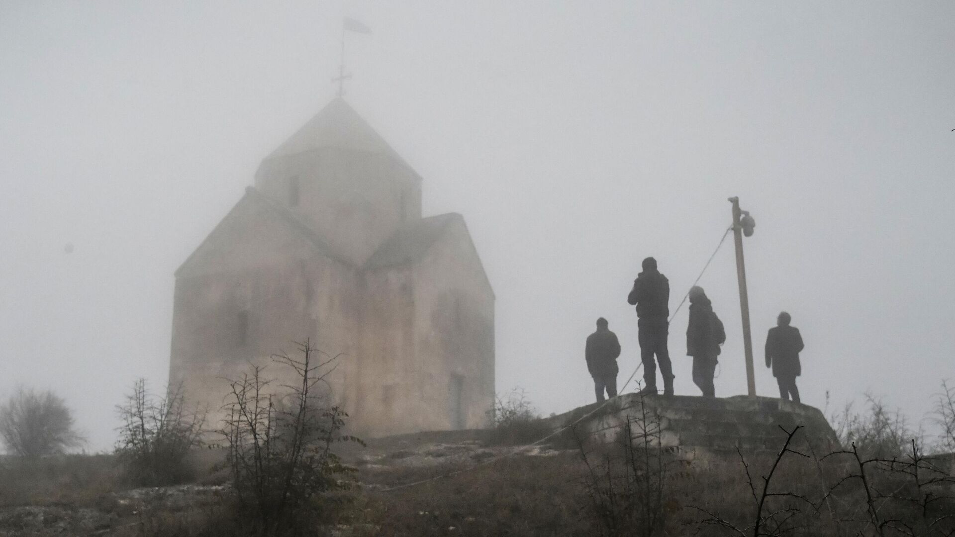 Армянская церковь на горе Ванкасар - РИА Новости, 1920, 04.10.2023