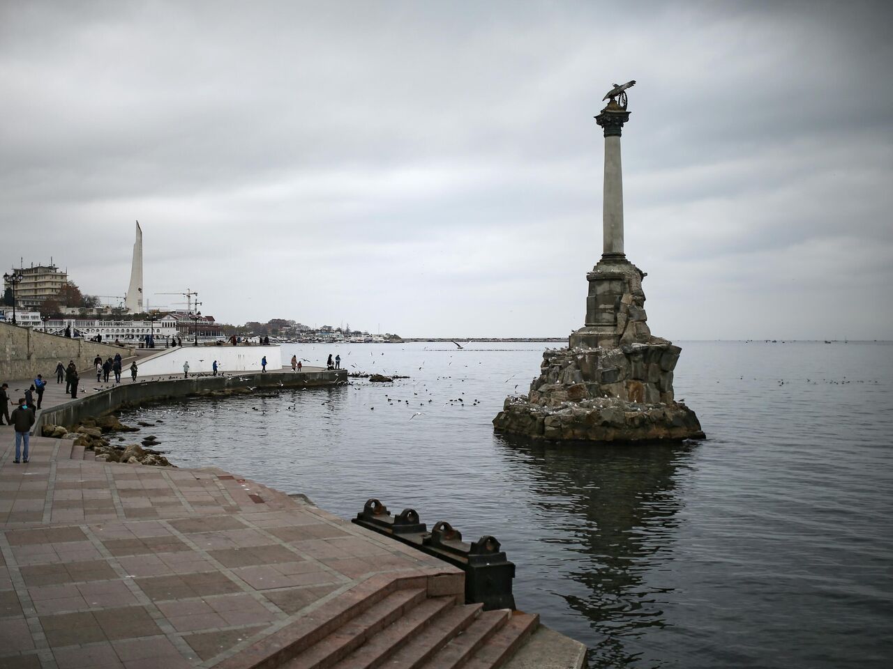 В Севастополе открыли монумент к столетию окончания Гражданской войны - РИА  Новости, 23.04.2021