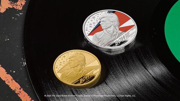 Монеты с портретом Дэвида Боуи