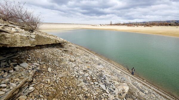 Аянское водохранилище в Крыму