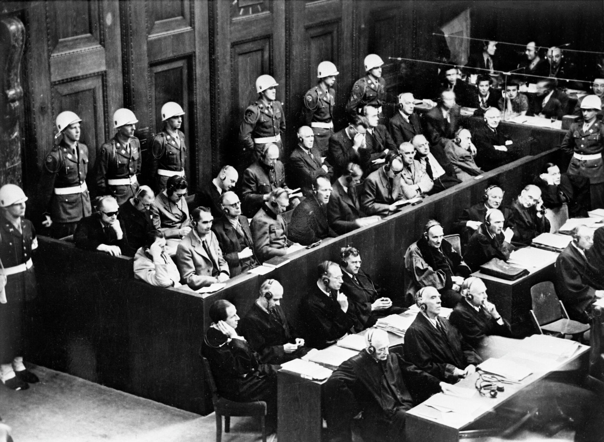 Нюрнбергский процесс. На скамье подсудимых  бывшие руководители гитлеровской Германии  - РИА Новости, 1920, 10.12.2020