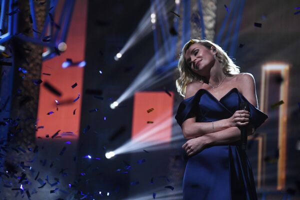 Певица Полина Гагарина на концерте Песня года - 2020 