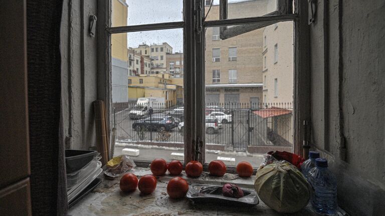 Вид из окна дома радиоастронома Владимира Заболотного в Нововаганьковском переулке в Москве