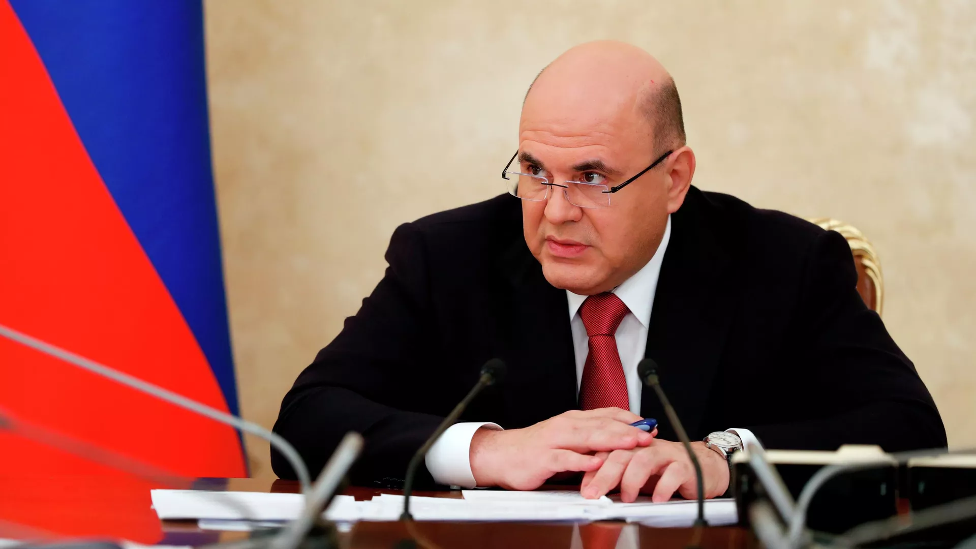 Председатель правительства РФ Михаил Мишустин проводит оперативное совещание с членами кабинета министров - РИА Новости, 1920, 14.12.2020