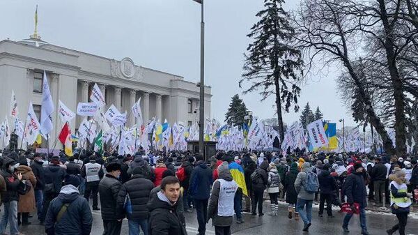 Предприниматели протестуют против карантина в Киеве