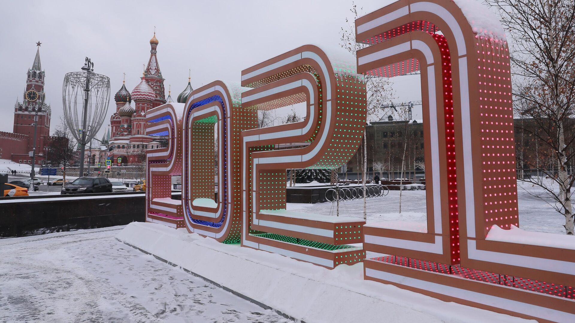 Снег в Москве  - РИА Новости, 1920, 30.12.2020