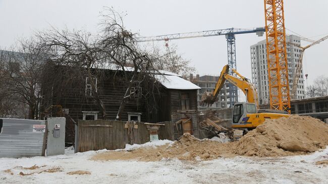 Снос ветхого жилья в Нижнем Новогороде