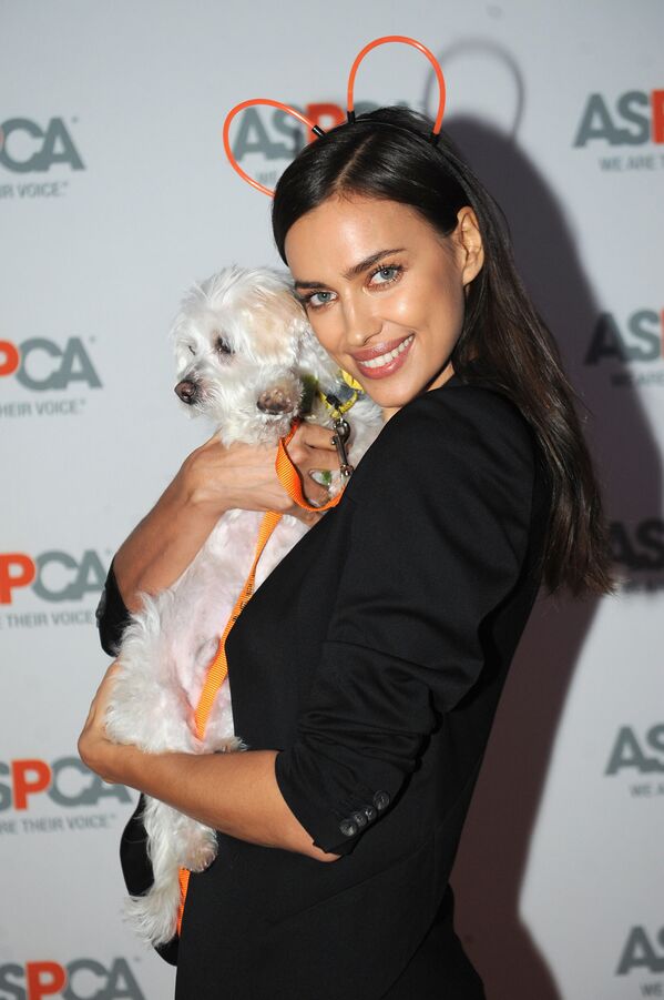 Ирина Шейк на благотворительном вечере ASPCA Young Friends Benefit в Нью-Йорке