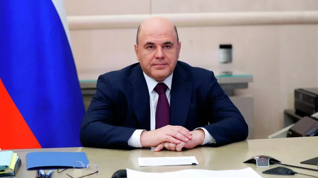 Председатель правительства РФ Михаил Мишустин проводит совещание с вице-премьерами РФ