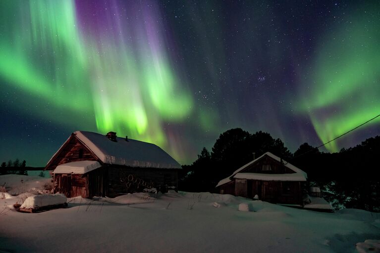 Aurora borealis. Республика Карелия .2020  