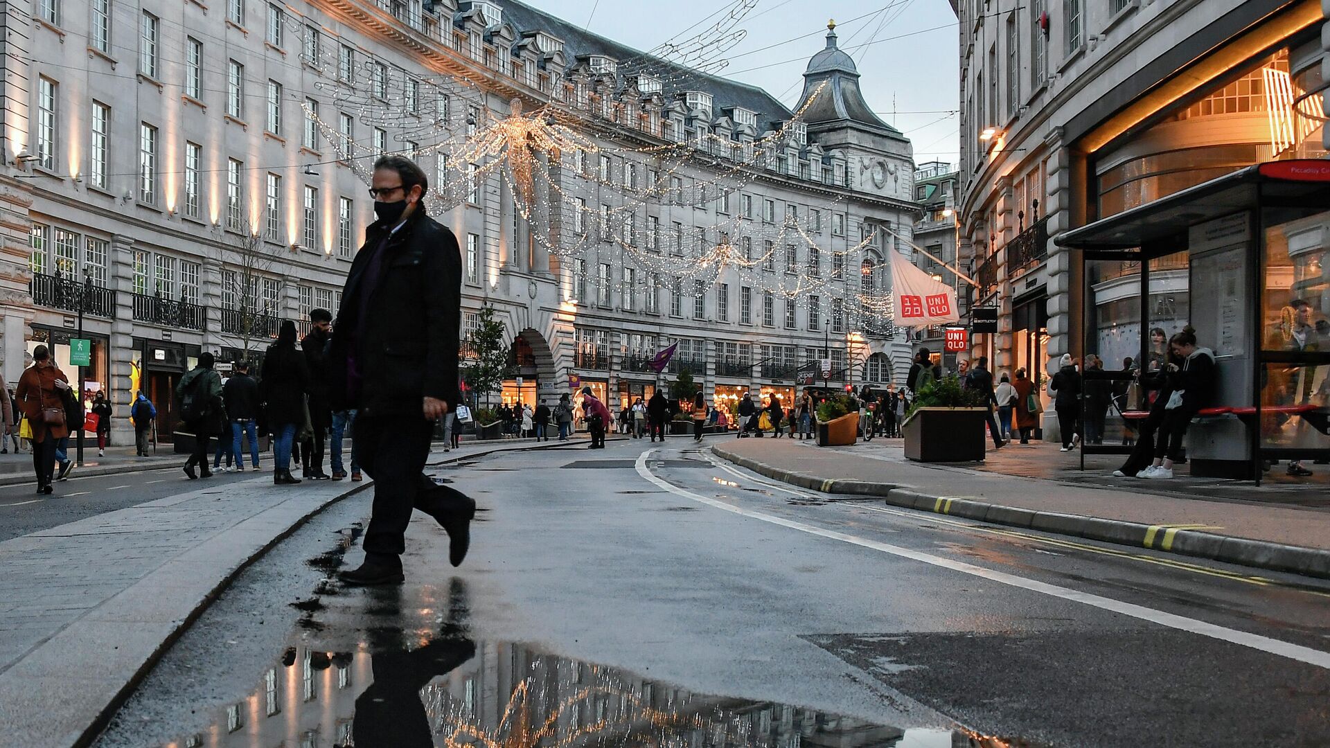 Люди на Риджент-стрит в Лондоне - РИА Новости, 1920, 24.05.2022