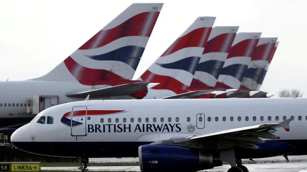 Самолеты авиакомпании British Airways в лондонском аэропорту Хитроу