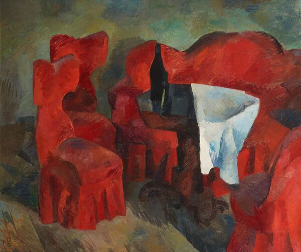 Фальк Р.Р. Красная мебель. 1920 Фальк Р.Р. Красная мебель. 1920