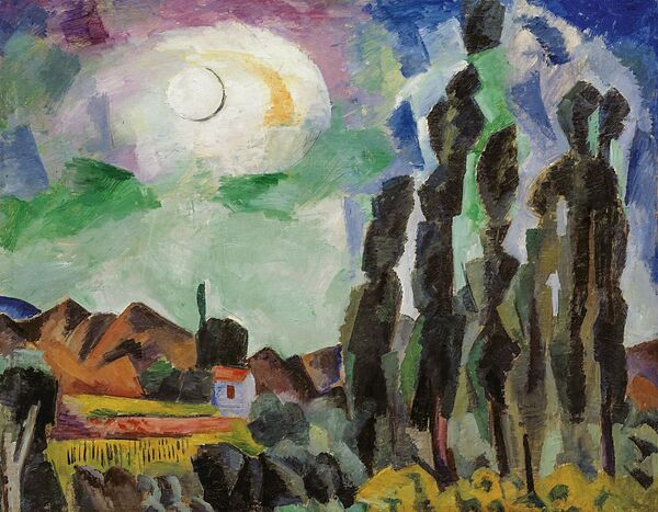Фальк Р.Р. Солнце. Крым. Козы. 1916 Фальк Р.Р. Солнце. Крым. Козы. 1916