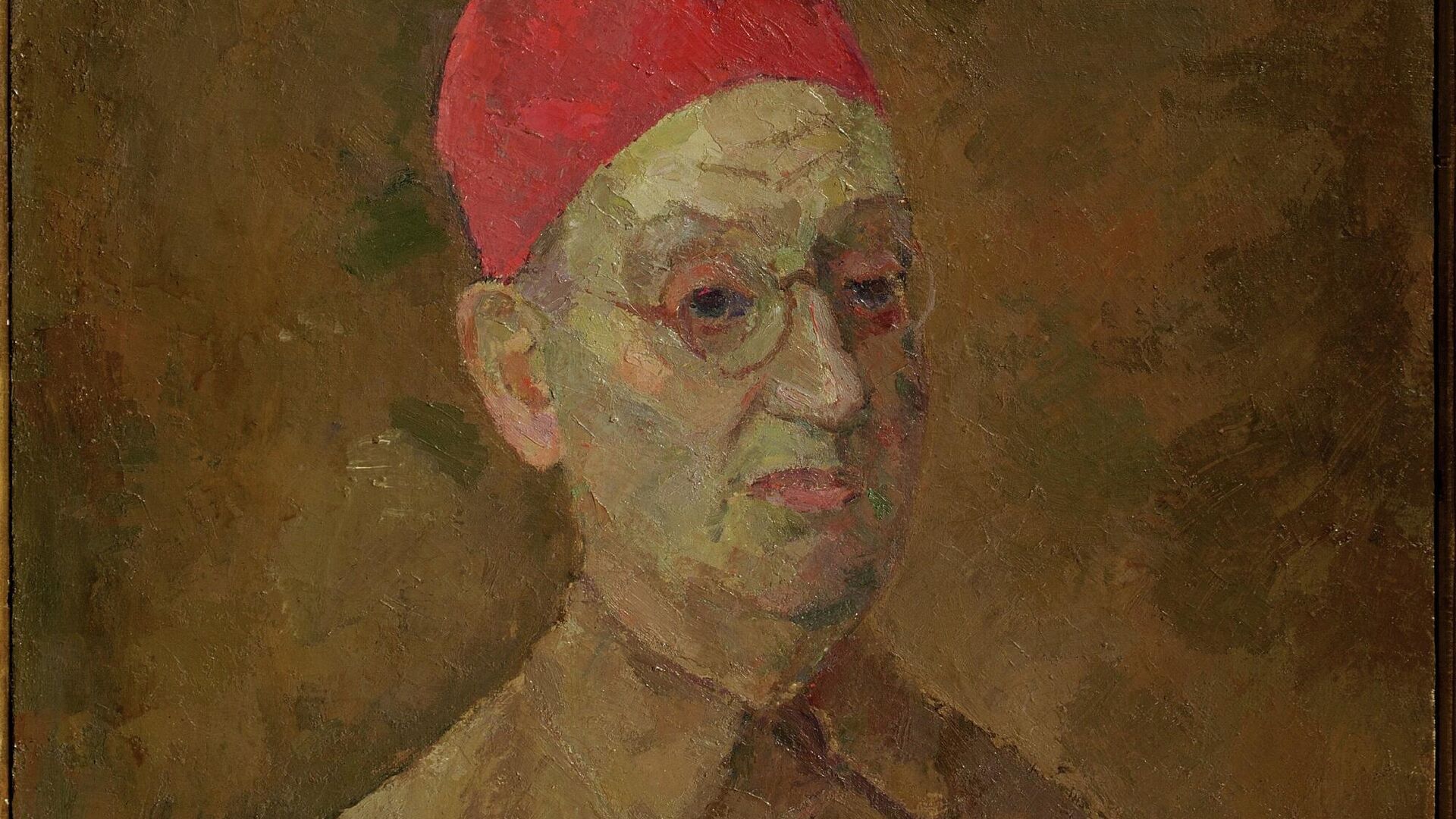 Фальк Р.Р. Автопортрет в красной феске. 1957 - РИА Новости, 1920, 23.12.2020