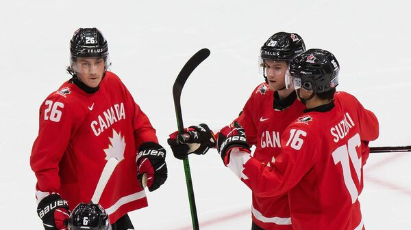 Игроки молодежной сборной Канады по хоккею