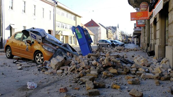 Последствия землетрясения в Хорватии