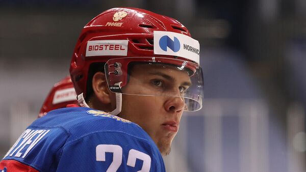 Хоккеист молодежной сборной России Егор Афанасьев