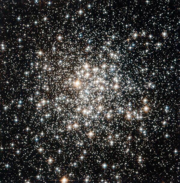 Шаровое скопление M 107(Messier 107)  в созвездии Змееносца