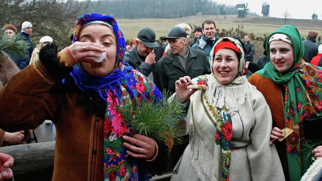 Святочные гуляния в музее под открытым небом Пирогово