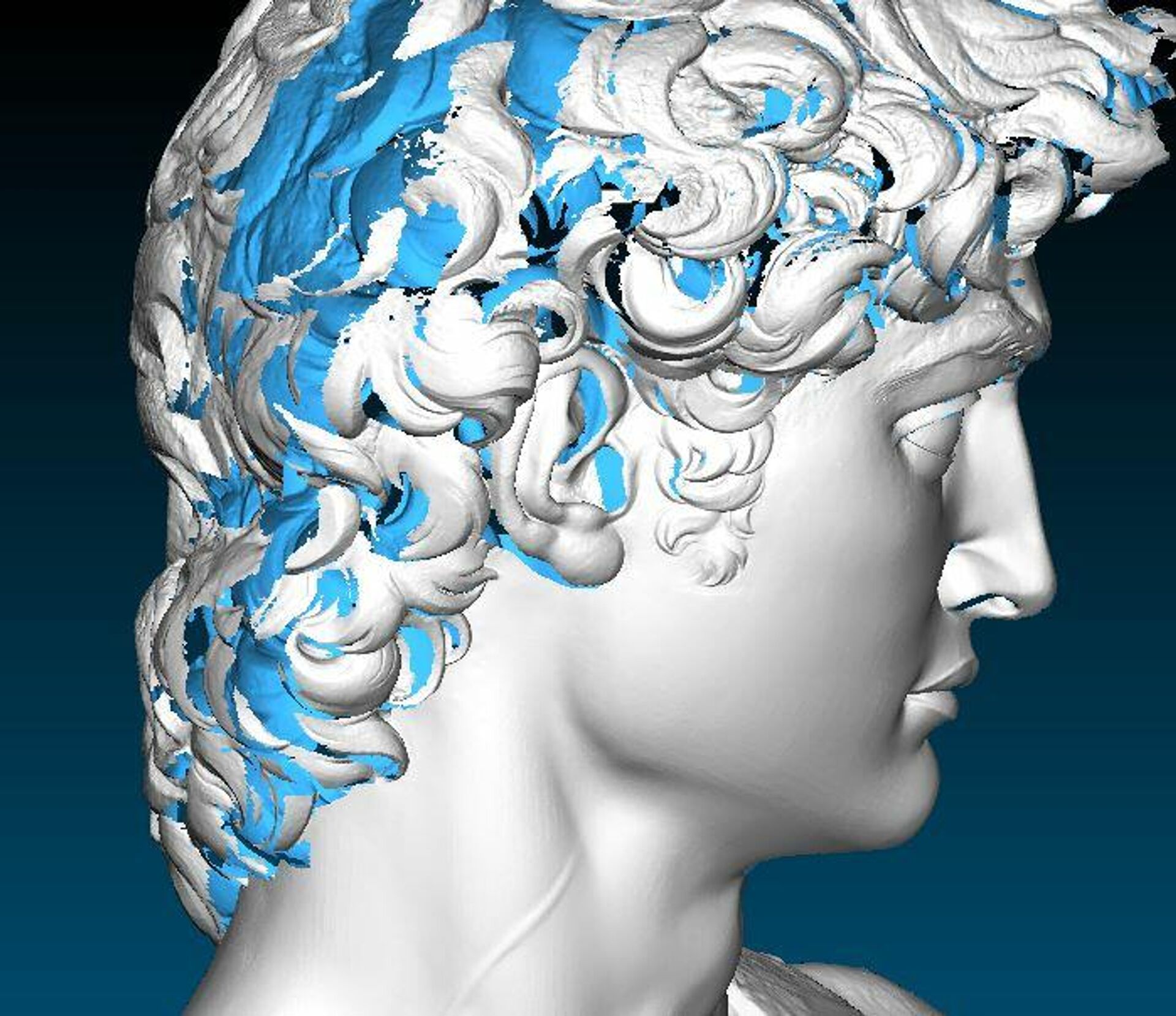 3D копия Давида работы Микеланджело - РИА Новости, 1920, 04.01.2021