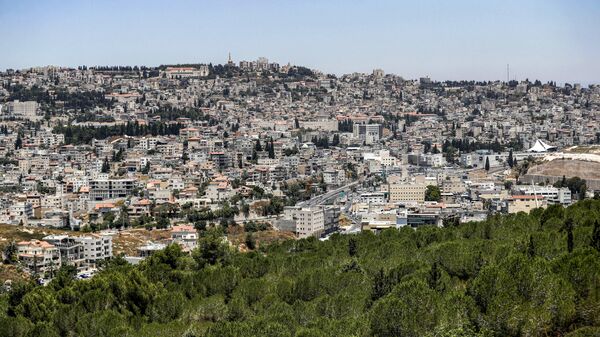 Панорама города Назарет, Израиль
