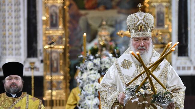 Рождество Христово. Патриаршая литургия в храме Христа Спасителя