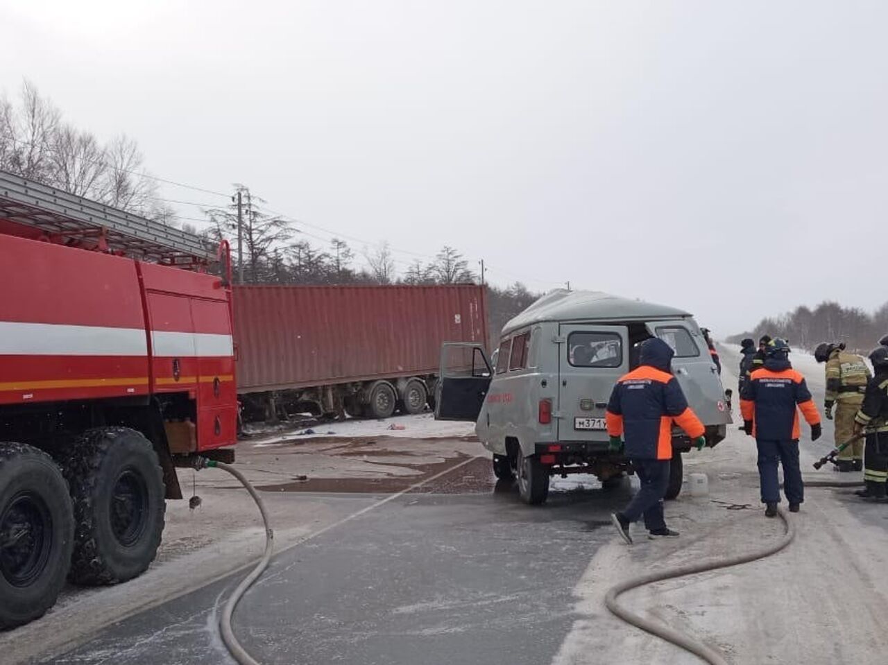 На Сахалине два человека погибли в ДТП с машиной медслужбы - РИА Новости,  08.01.2021