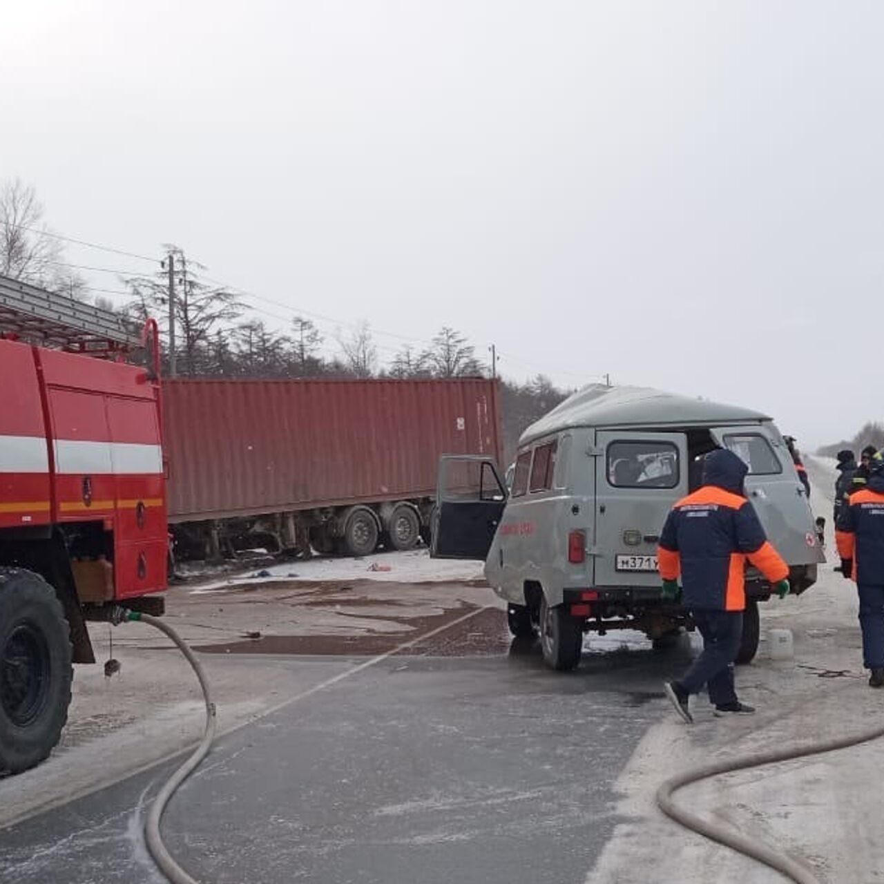 На Сахалине два человека погибли в ДТП с машиной медслужбы - РИА Новости,  08.01.2021