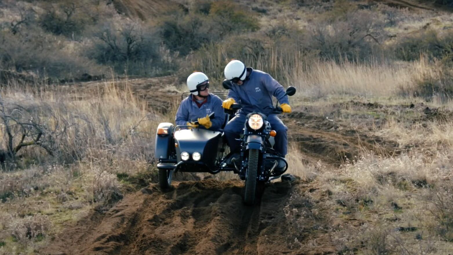 Презентация мотоцикла Ural Gear Up GEO. Кадр видео - РИА Новости, 1920, 29.03.2021