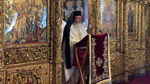 Главный секретарь синода Кипрской православной церкви архимандрит Григориос Мусоурулис