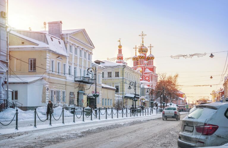 Рождественская улица в Нижнем Новгороде 