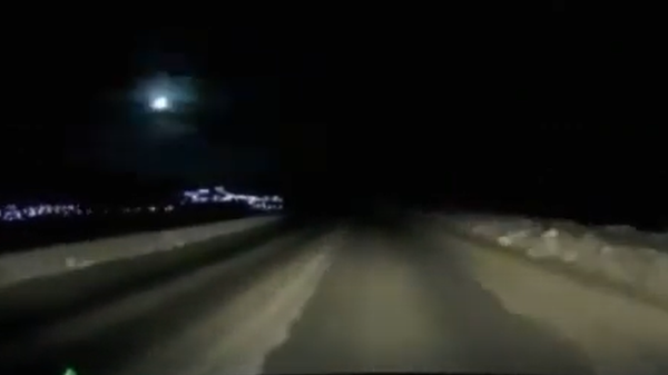 Взрыв метеорита над Камчаткой сняли на видео
