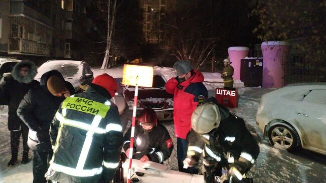 Пожар в жилом доме в Екатеринбурге