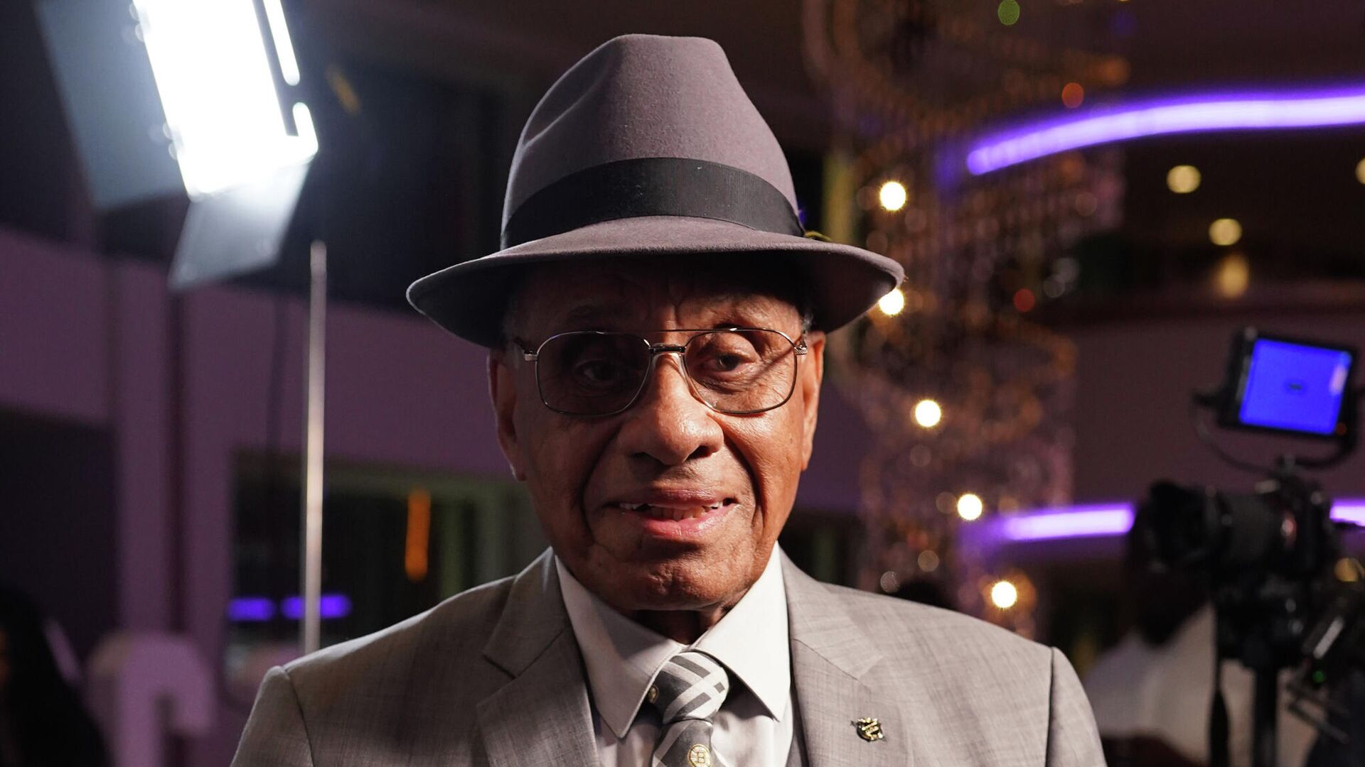 LOS ANGELES, CALIFORNIA - OCTOBER 25: Willie Eldon O'Ree attends Downtown Los Angeles Film Festival - Willie at Regal Cinemas L.A. Live on October 25, 2019 in Los Angeles, California.   Presley Ann/Getty Images/AFP - РИА Новости, 1920, 12.01.2021