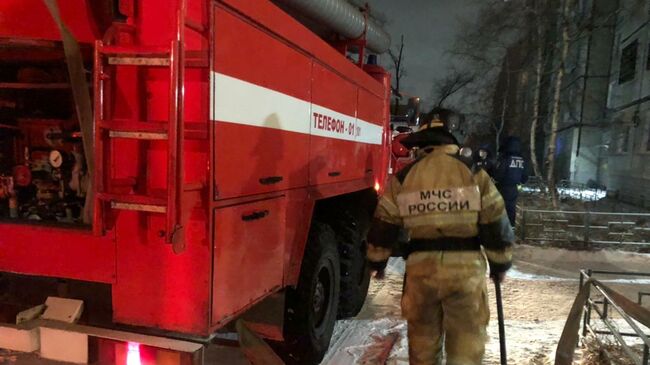 Пять человек погибли при пожаре в жилом доме в Хабаровске