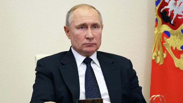 Президент РФ В. Путин провел встречу с главой Удмуртии А Бречаловым