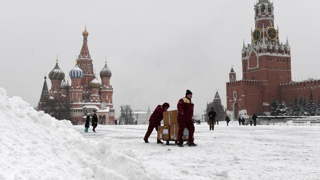 Красная площадь в Москве