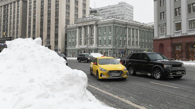 Снегопад в Москве